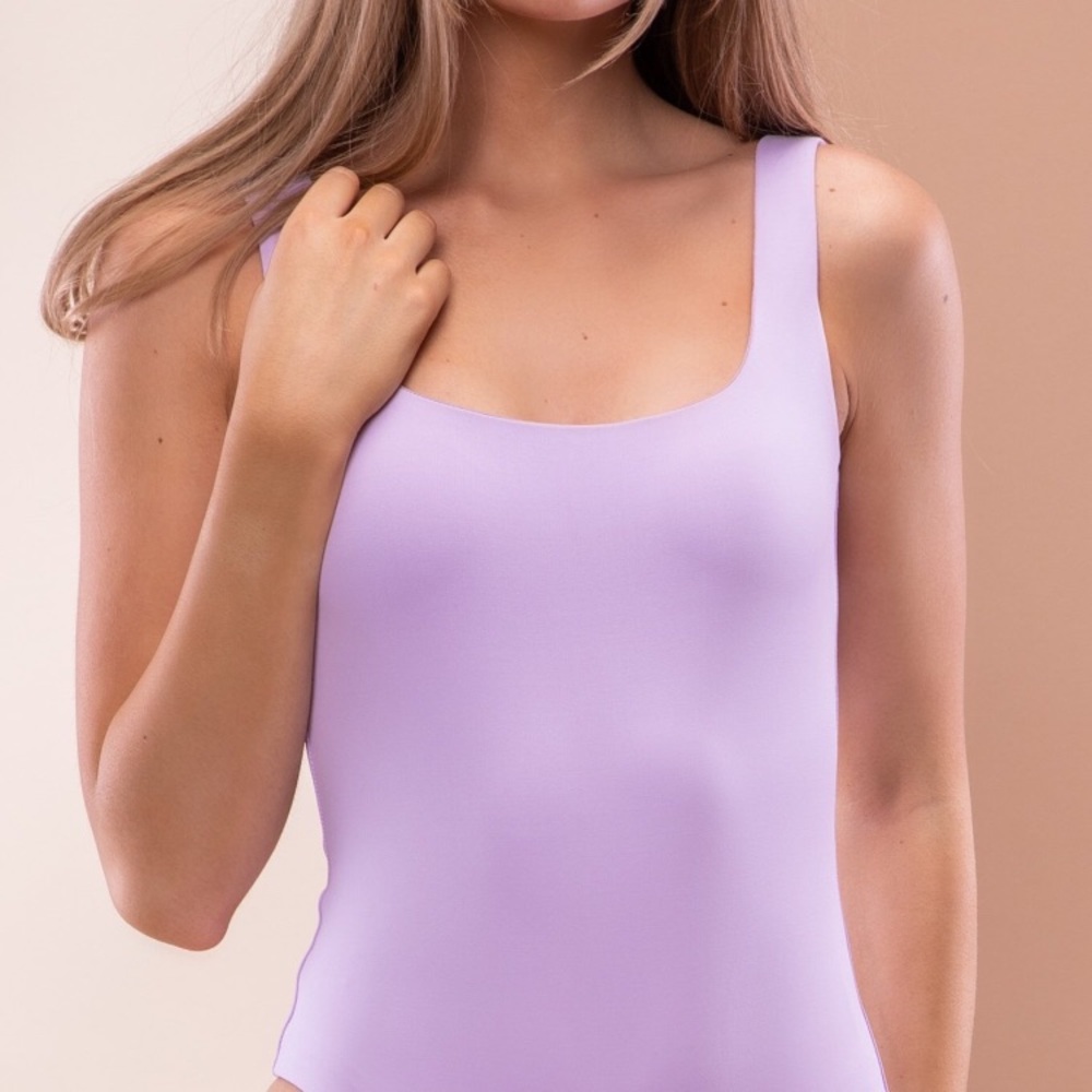 ByEgreis bodysuit/swimsuit in lilac color